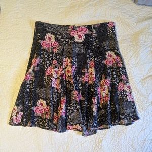 90s vintage Basic Editions floral miniskirt